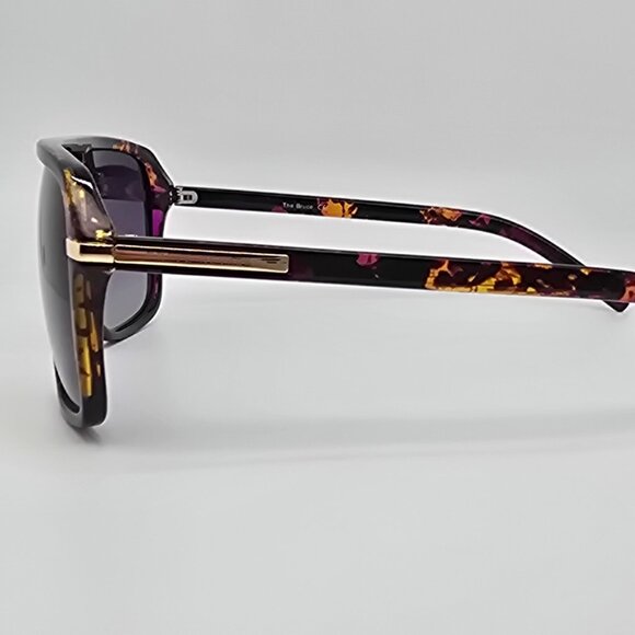 Prive Revaux The Bruce Tortoise Frame Polarized Grey Lens Aviator Sunglasses - Picture 4 of 16